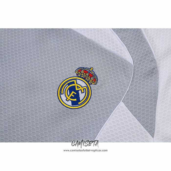Chandal del Real Madrid 2025-2026 Manga Corta Gris - Pantalon Corto